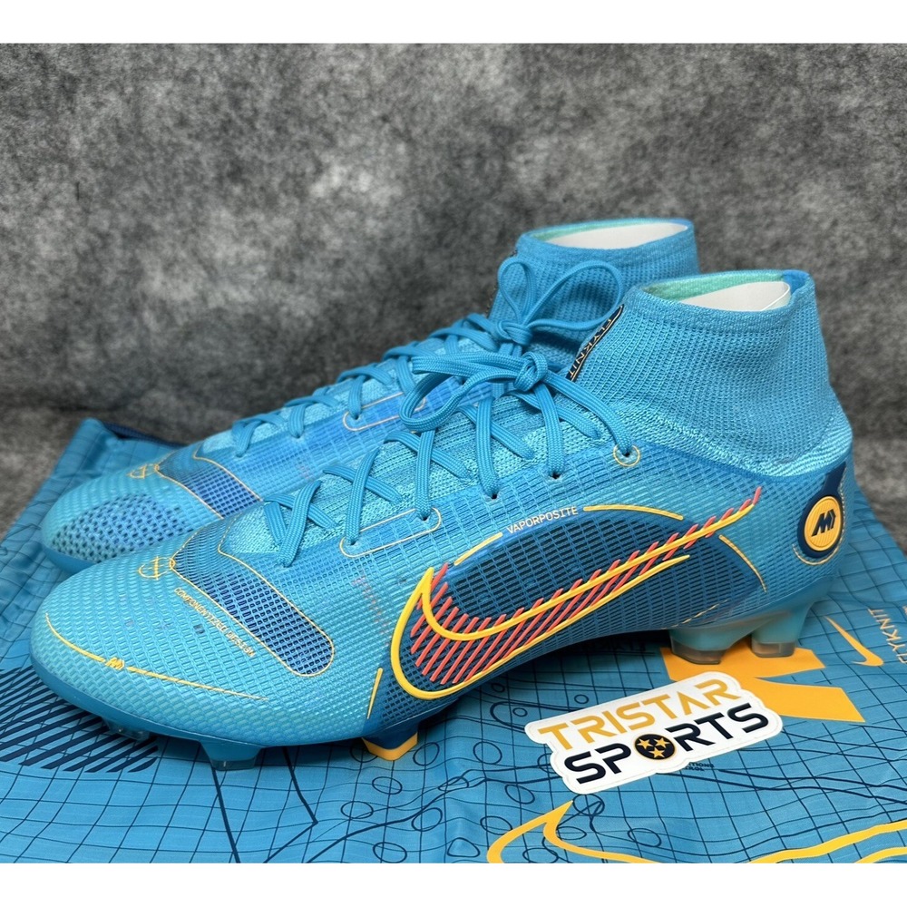 Nike Mercurial Superfly 8 Elite FG Soccer Cleat Mens 13 Blue DJ2839-484 Bosnia